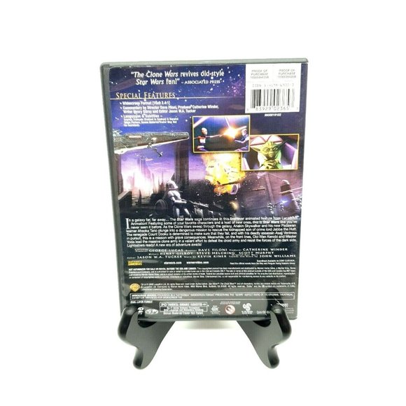 Star Wars: The Clone Wars (Widescreen Edition) DVD, Anthony Daniels, Samuel L. J - Picture 2 of 4